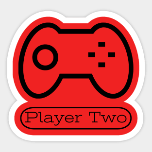 Player Two Sticker